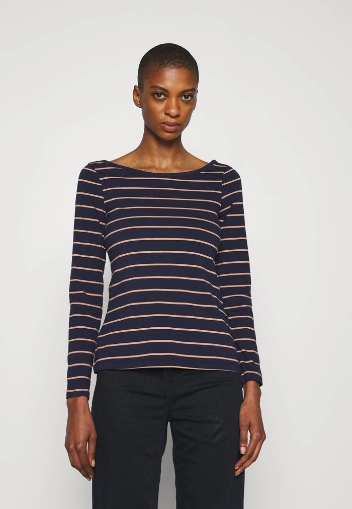 T-Shirt ANNA FIELD Anna Field Long Sleeved Top Bleu Marine Femme | UTO-4099950